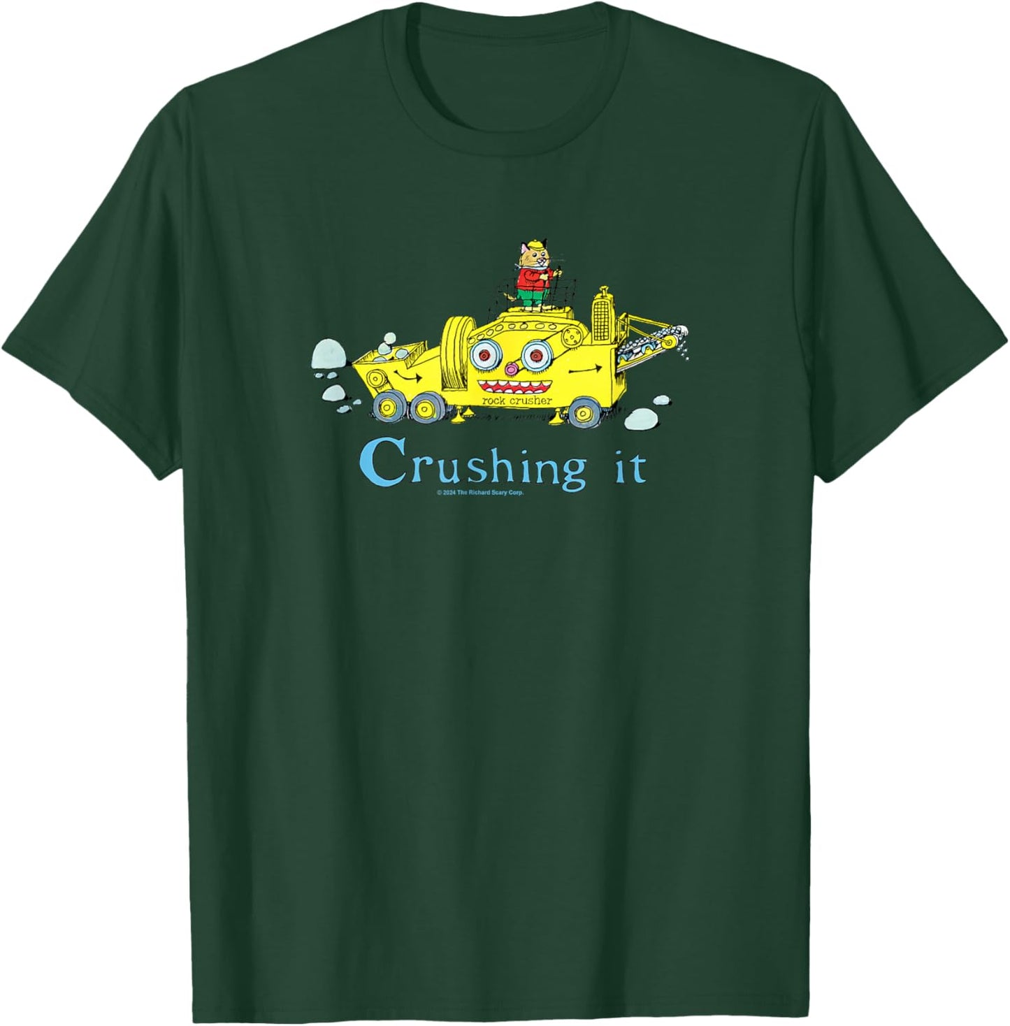 Richard Scarry Crushing It T-Shirt - T-Shirt | Forest