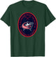Columbus Blue Jackets Iconic Black Officially Licensed T-Shirt - T-Shirt | Forest