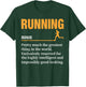 Running Definition Humor Marathon Funny Athlete Runner T-Shirt - T-Shirt | Forest