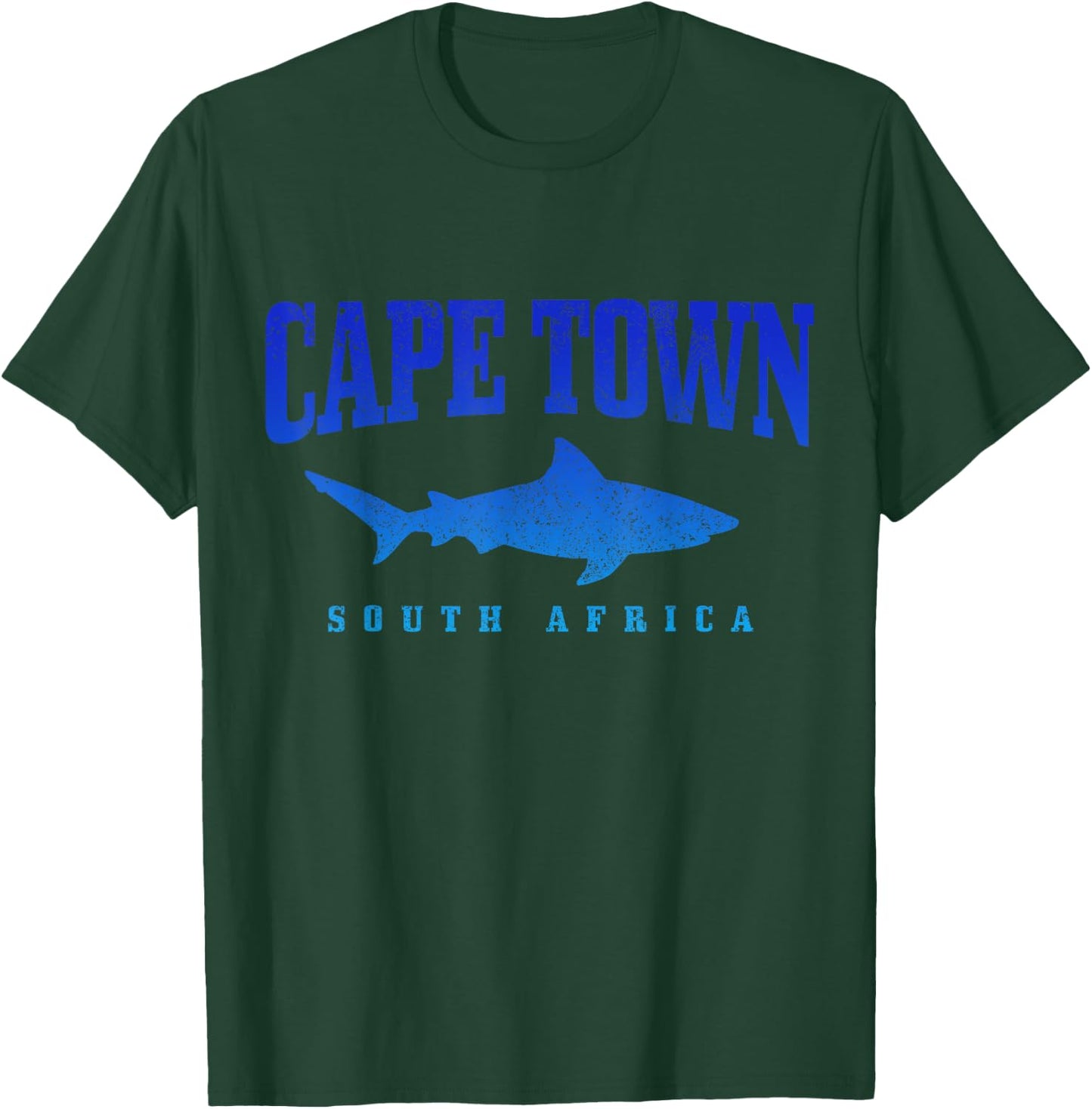 Cape Town South Africa Great White Shark Cage Diving Vintage T-Shirt - T-Shirt | Forest