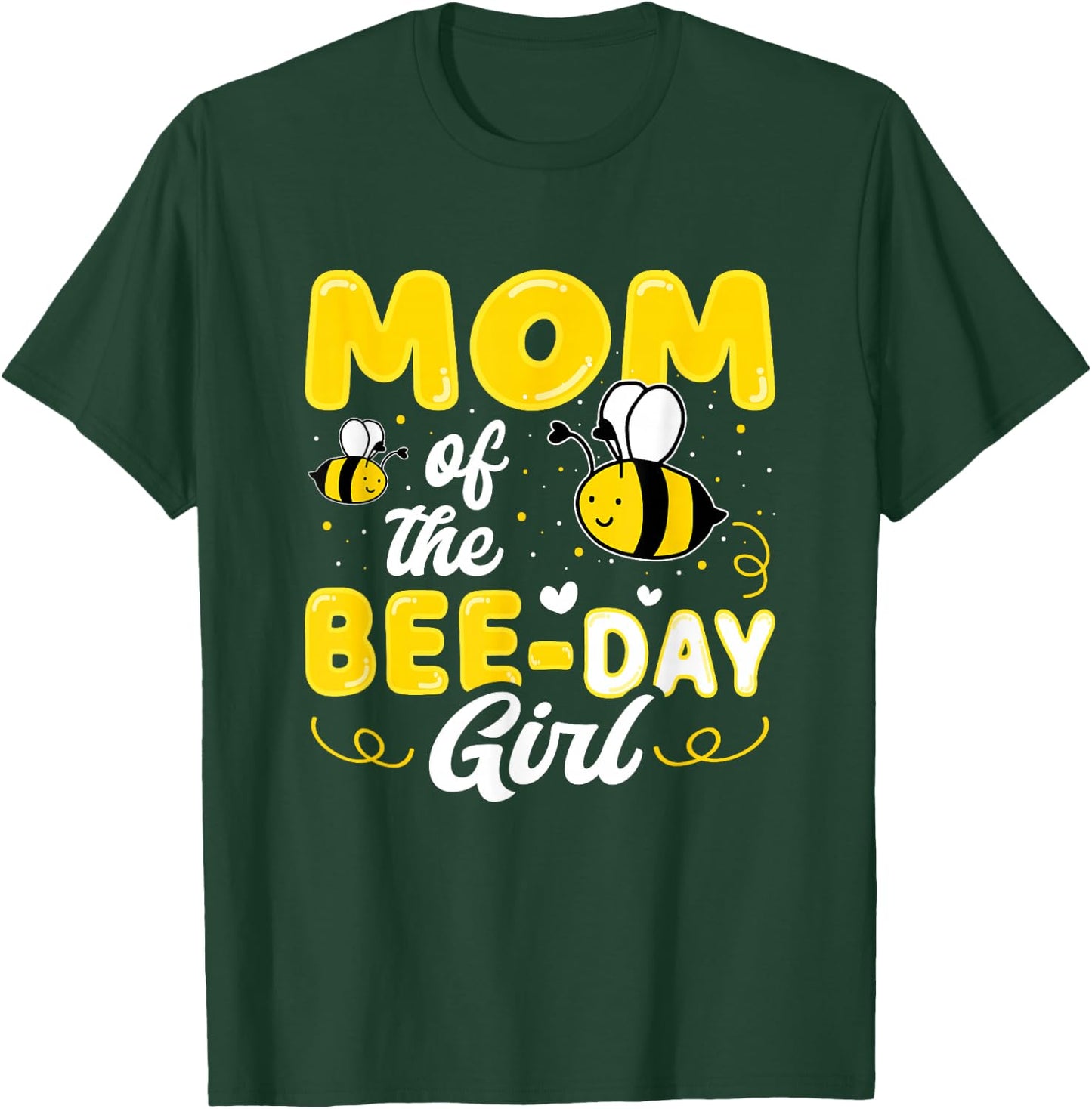 Mom of The Bee Day Girl Hive Party Matching Birthday Sweet T-Shirt - T-Shirt | Forest