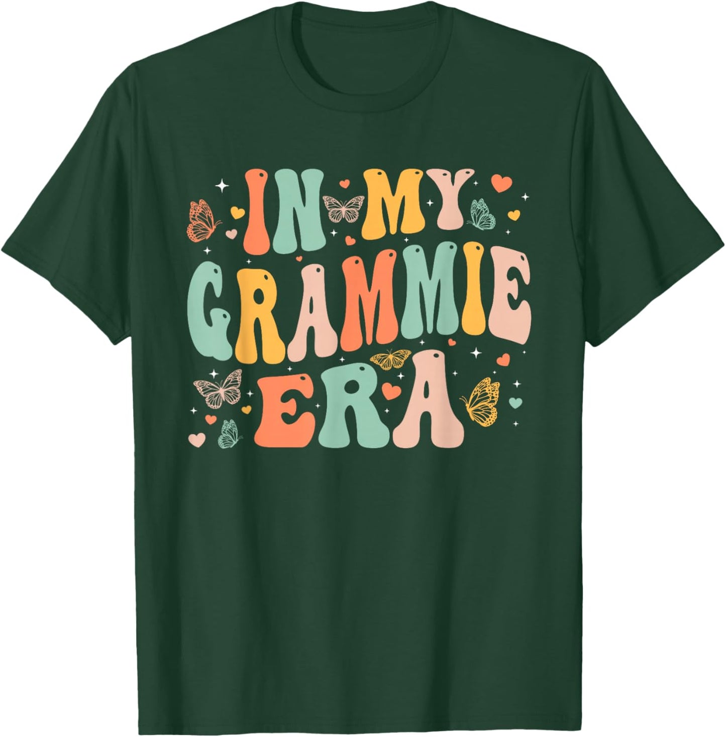 Retro Groovy In My Grammie Era Mother's Day Gifts Women T-Shirt - T-Shirt | Forest