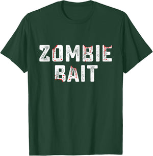 Zombie Bait Funny Apocalypse Halloween Last Minute Costume T-Shirt - T-Shirt | Forest