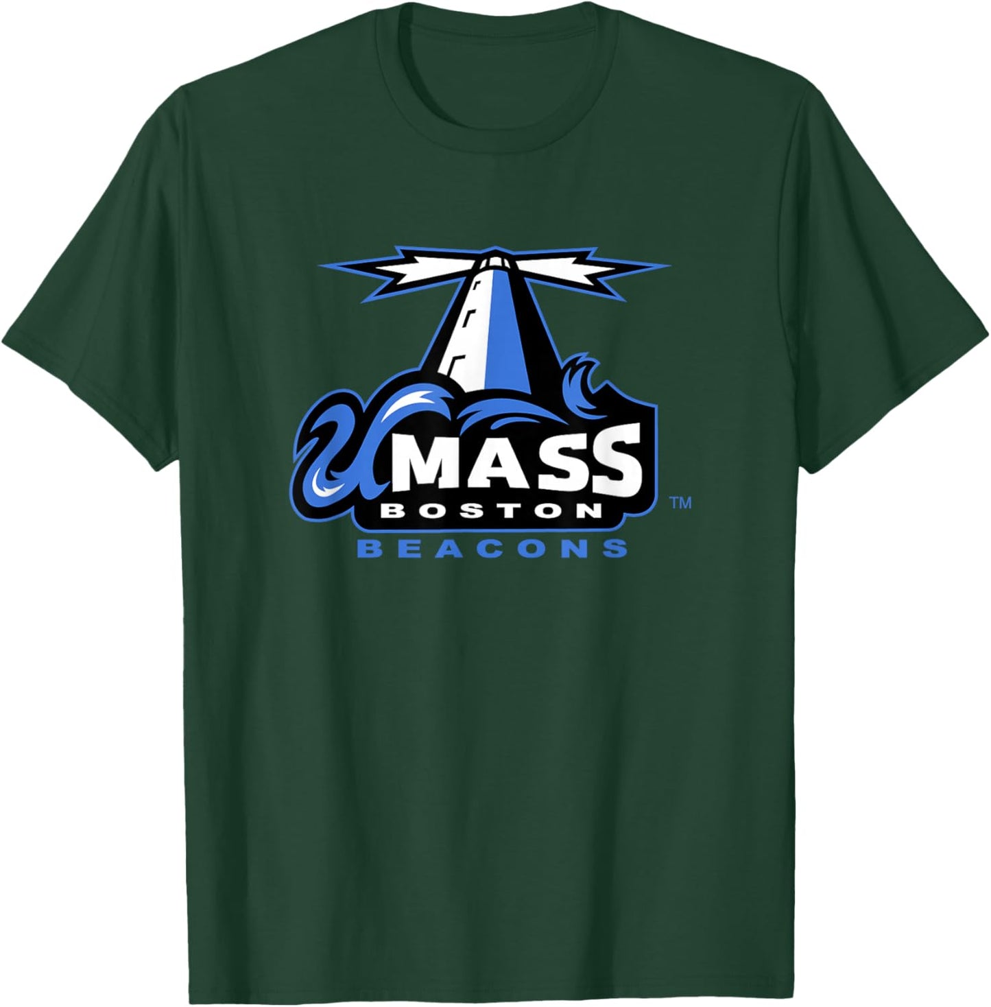UMass Boston Beacons | NCAA University Merch | PPMASB01 T-Shirt - T-Shirt | Forest