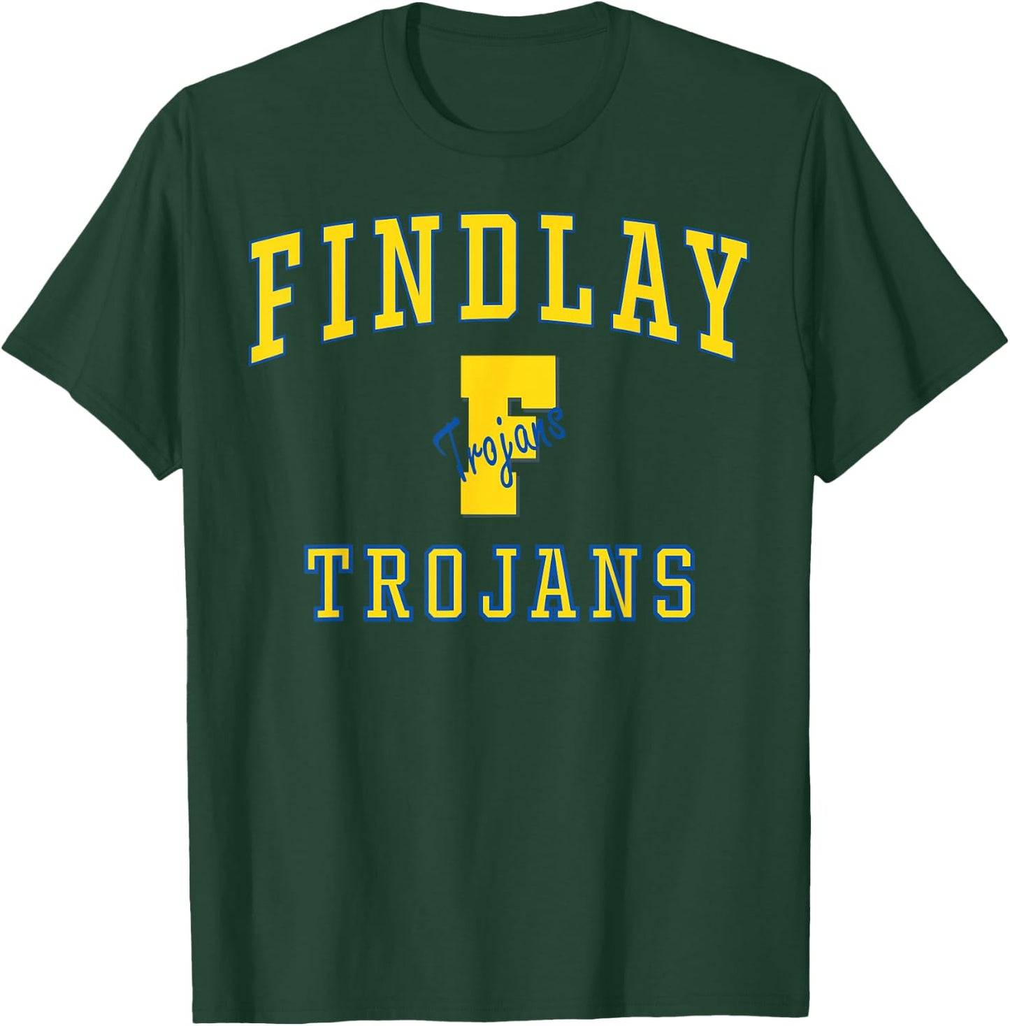 Findlay High School Trojans C1 T-Shirt - T-Shirt | Forest