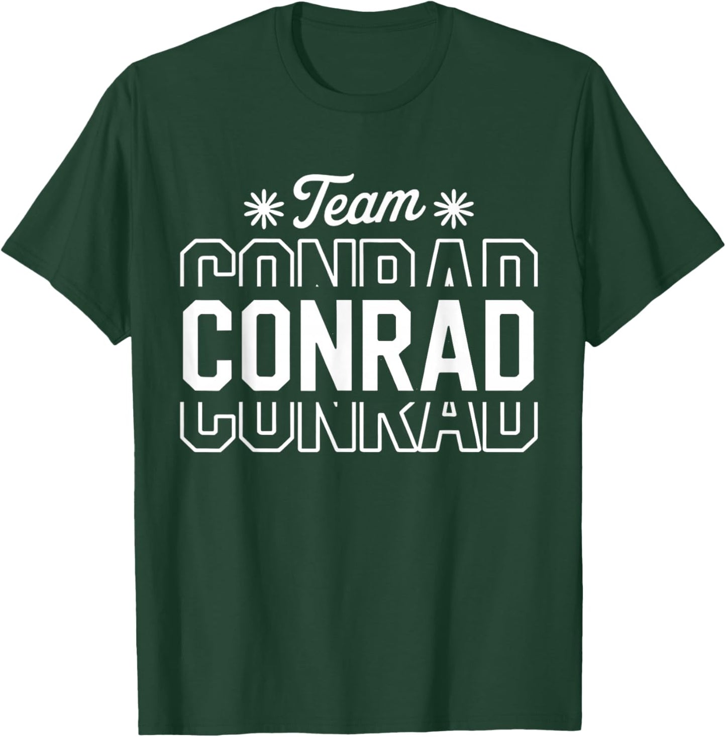 Retro Floral Team Conrad T-Shirt - T-Shirt | Forest