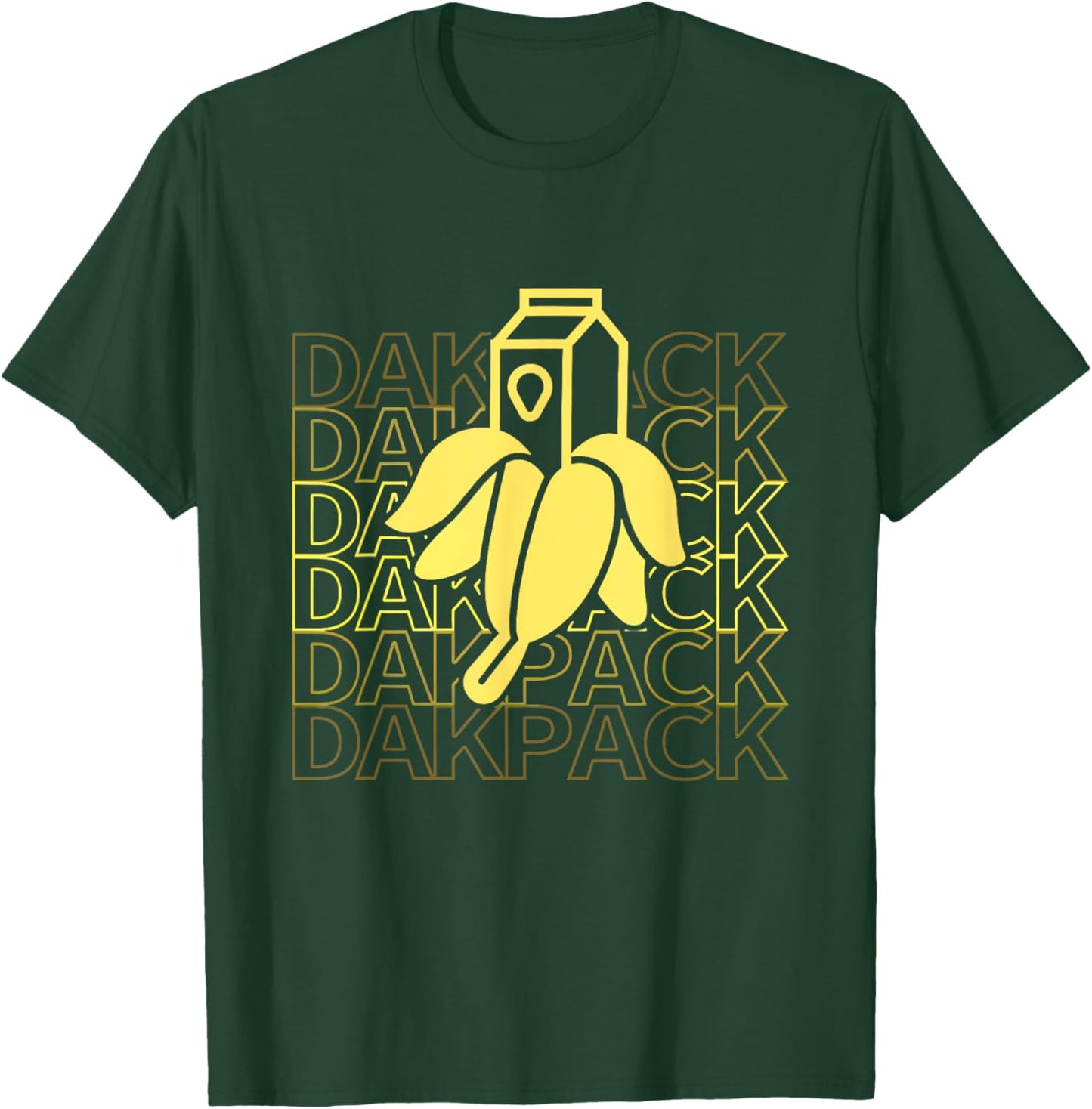 Milky Banana Funny Text Dakpack Vintage Women Kids T-Shirt - T-Shirt | Forest
