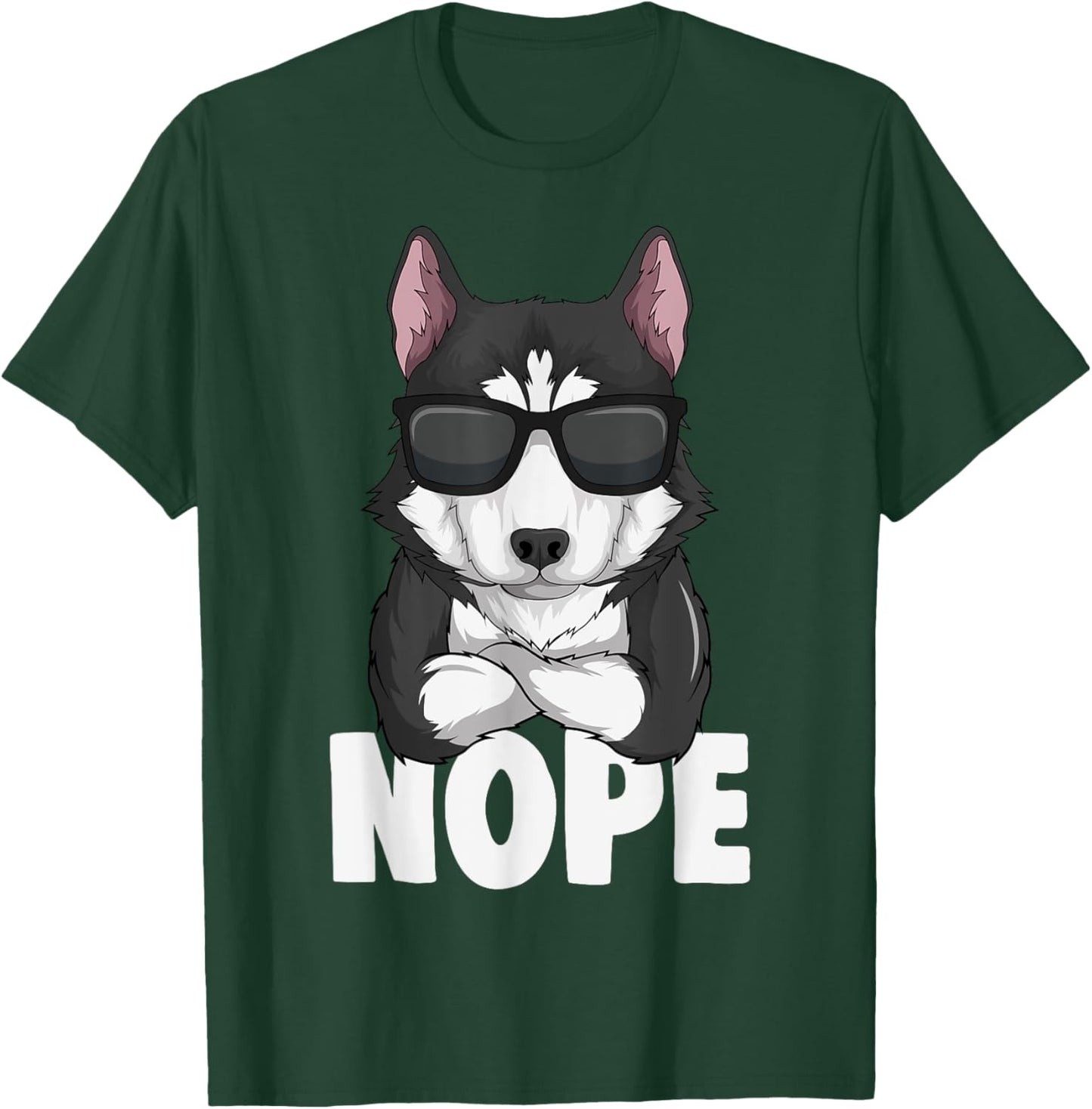 Husky Dog Kids Boys Girls Women T-Shirt - T-Shirt | Forest