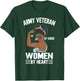 African American Army Veteran Female Afro Melanin Girl T-Shirt - T-Shirt | Forest