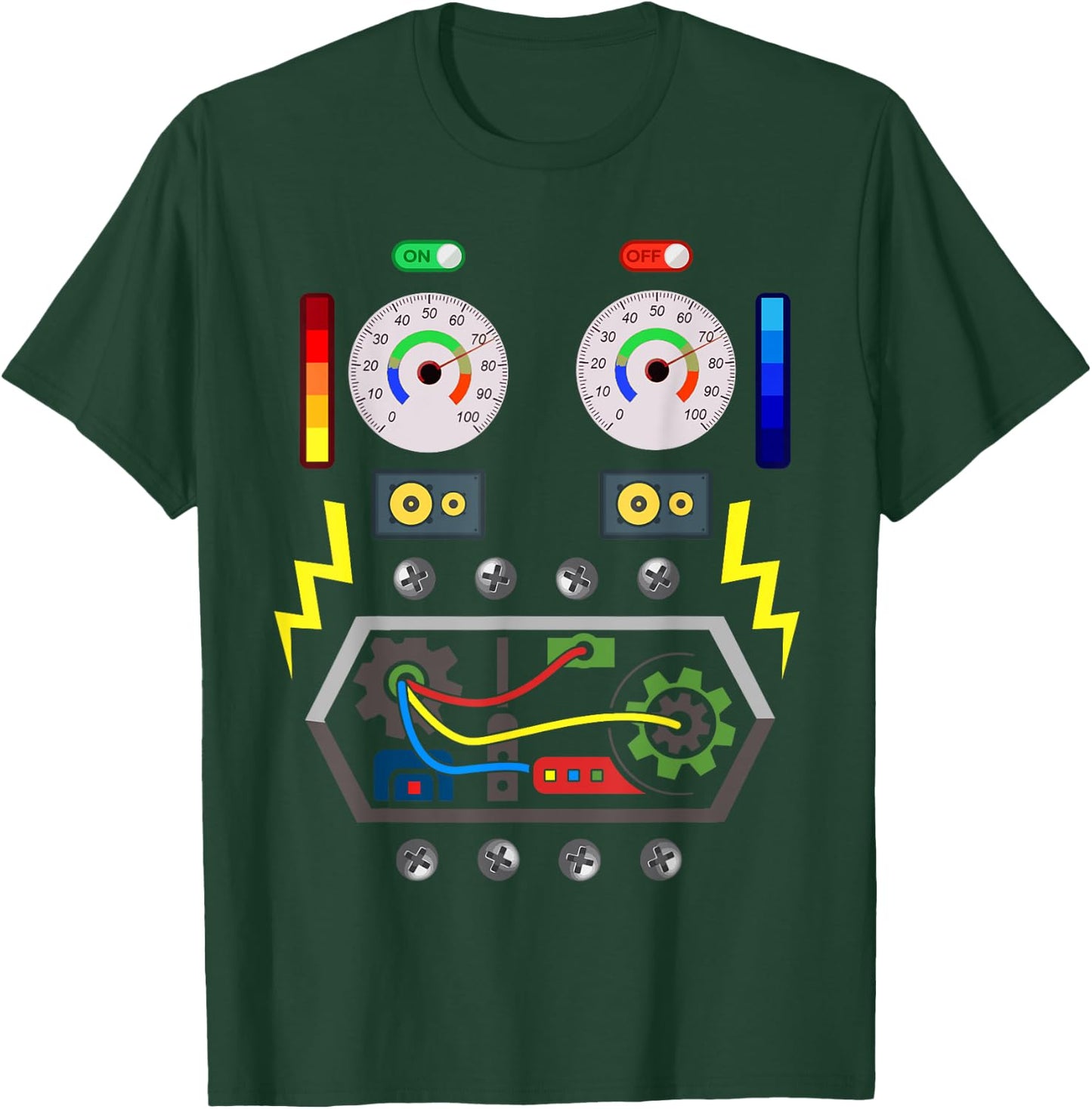Robot Costume for Boys, Girls, Children, Robots T-Shirt - T-Shirt | Forest