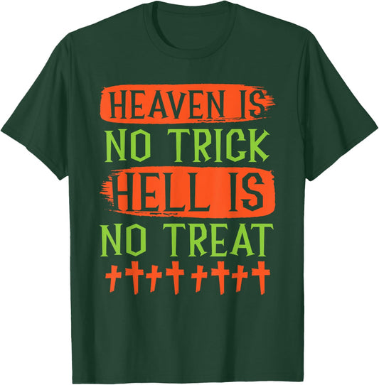 Christian Halloween Jesus Christ Trick Or Treat Christianity T-Shirt - T-Shirt | Forest