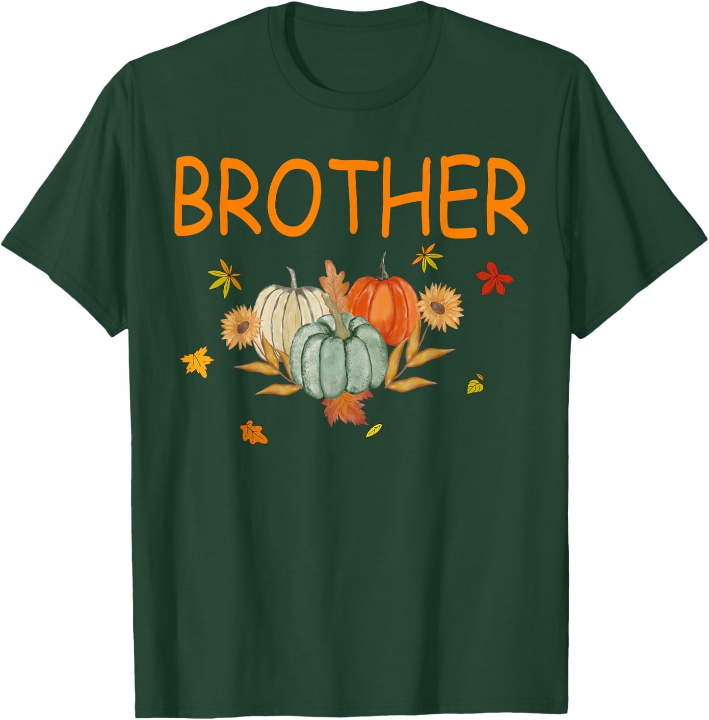 Brother Birthday Pumpkin 1st Birthday Matching Family Party T-Shirt - T-Shirt | Forest