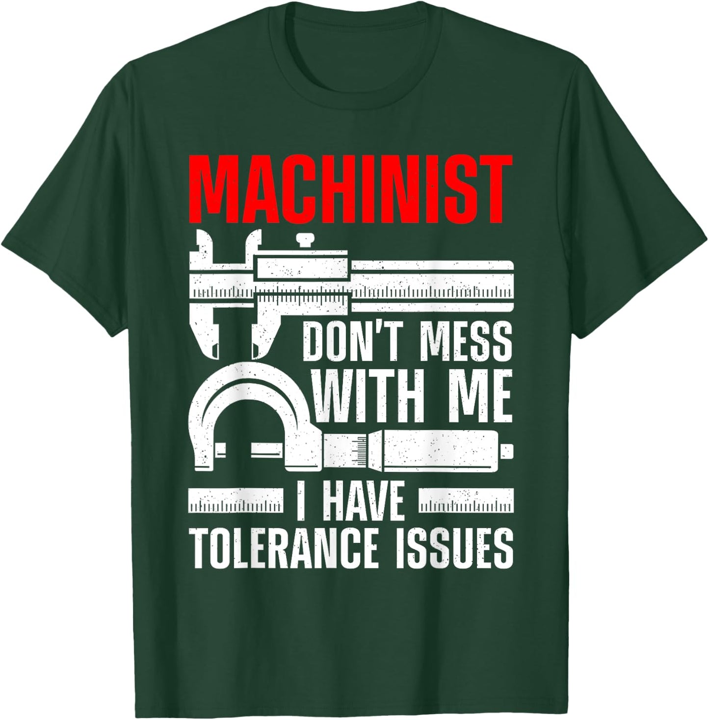 Funny Machinist Art Women Machine Operator Machinist T-Shirt - T-Shirt | Forest