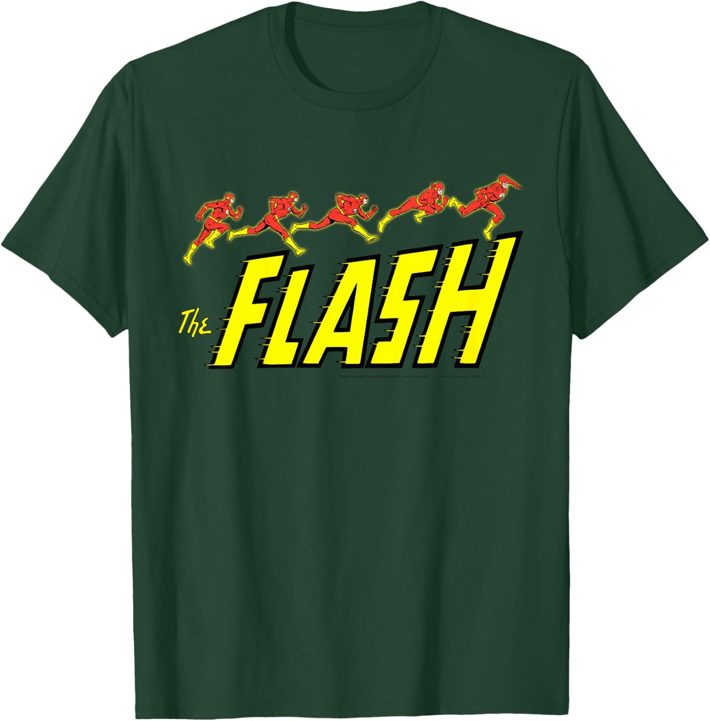 DC Comics The Flash Running Classic Logo T-Shirt - T-Shirt | Forest