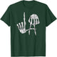 Skeleton Bones Hands LA, Los Angeles USA, Skeleton Fingers T-Shirt - T-Shirt | Forest