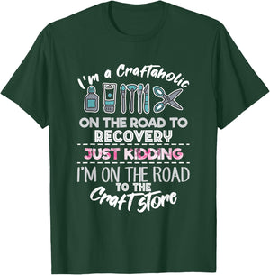 Scrapbooking addicted Handmade Crafter Hobby T-Shirt - T-Shirt | Forest