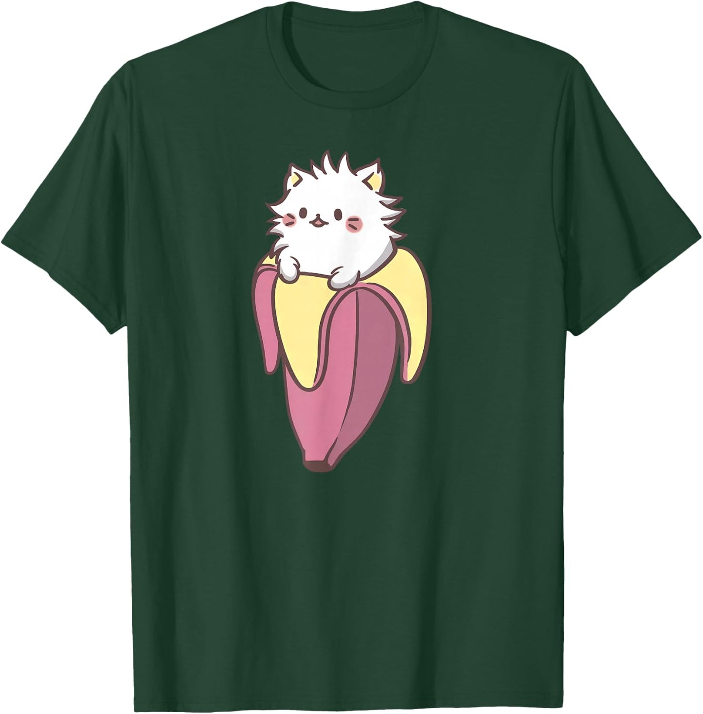 Banana Cat Funny Kawaii Bananya Gift Bday T-Shirt - T-Shirt | Forest