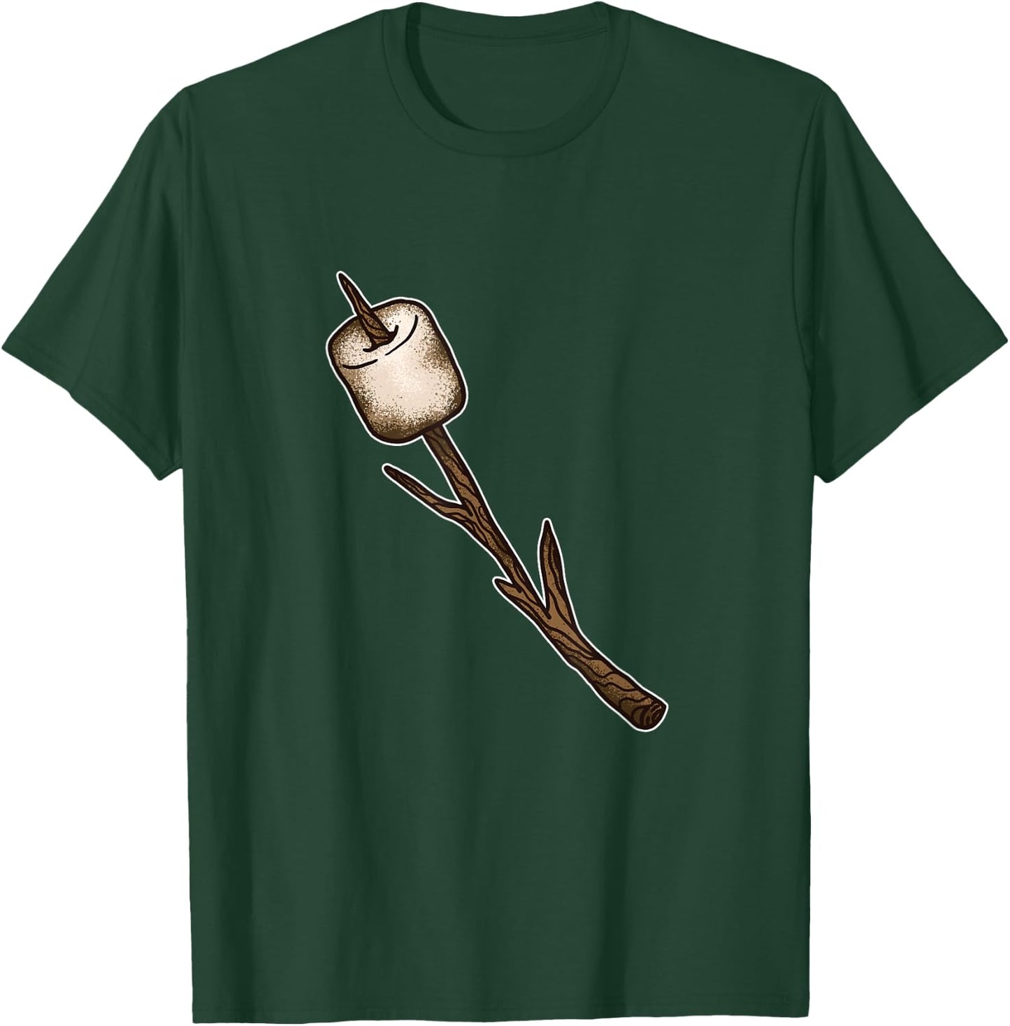 Marshmallow Stick Gift T-Shirt - T-Shirt | Forest
