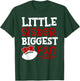Football-Little Sister Biggest Fan T-Shirt - T-Shirt | Forest