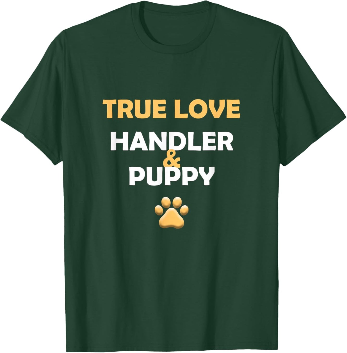 True love - Handler & Puppy - Play Pups Gay Pride T-Shirt - T-Shirt | Forest