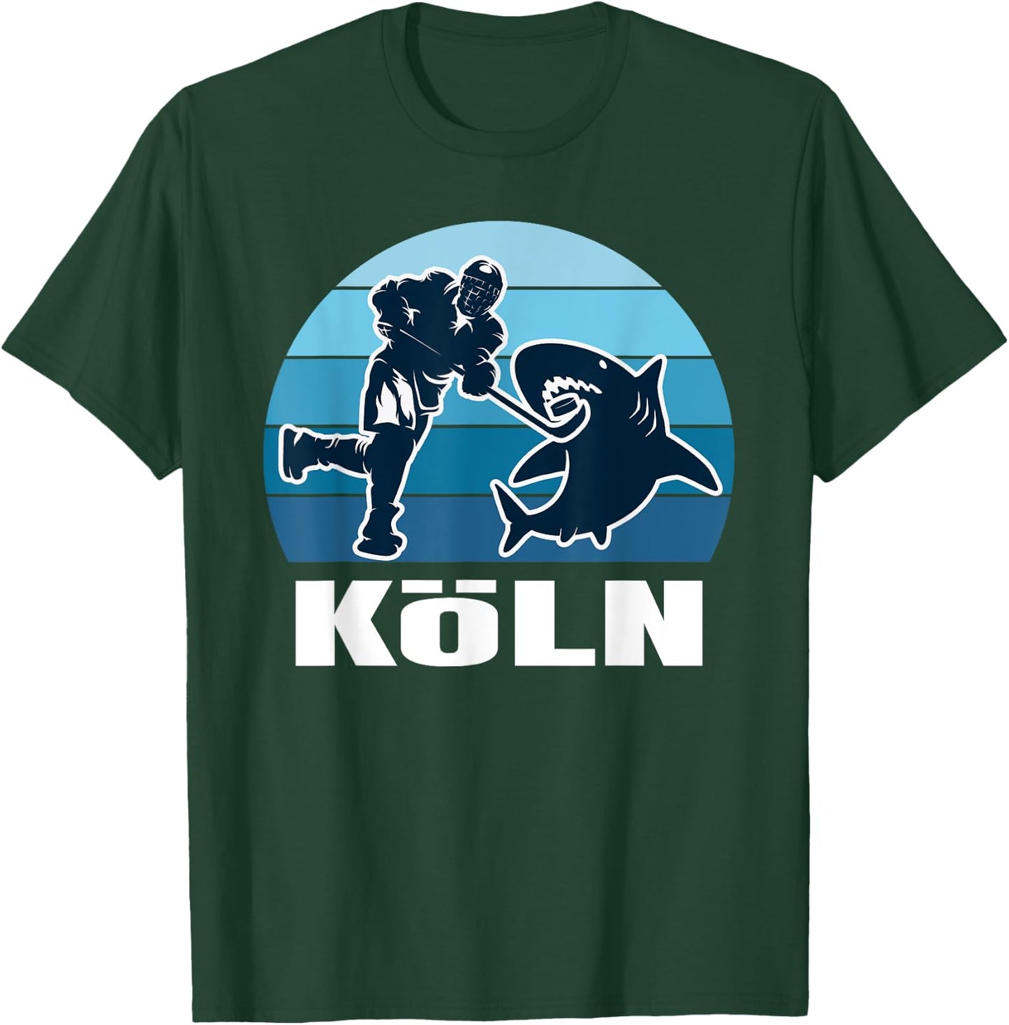 Cologne Ice Hockey Fan - Shark T-Shirt - T-Shirt | Forest