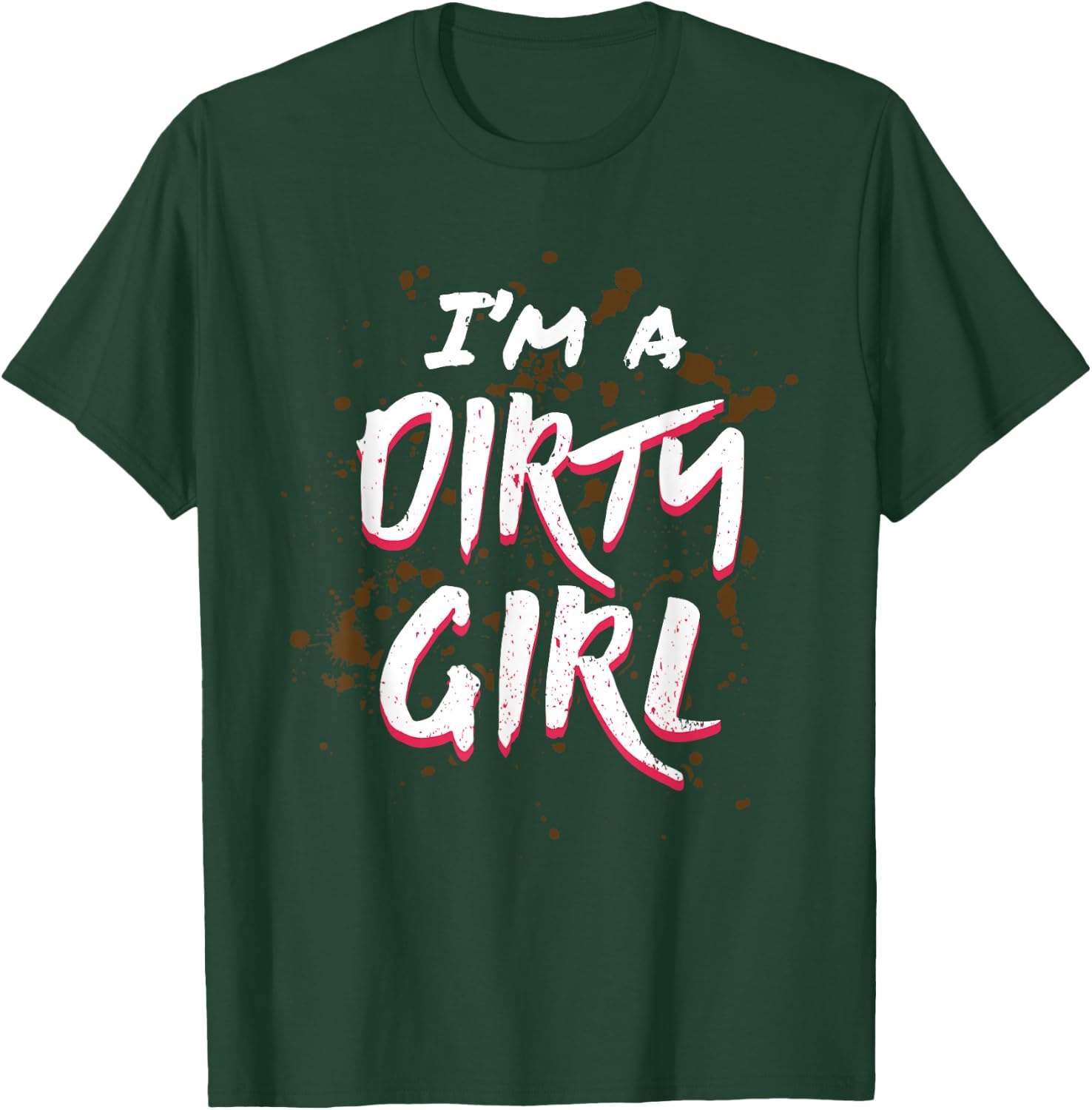 Mud Run Shirts Girls Runners Mud Running Team T-Shirt - T-Shirt | Forest