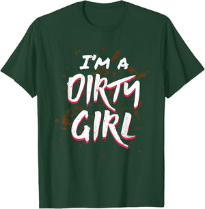 Mud Run Shirts Girls Runners Mud Running Team T-Shirt - T-Shirt | Forest