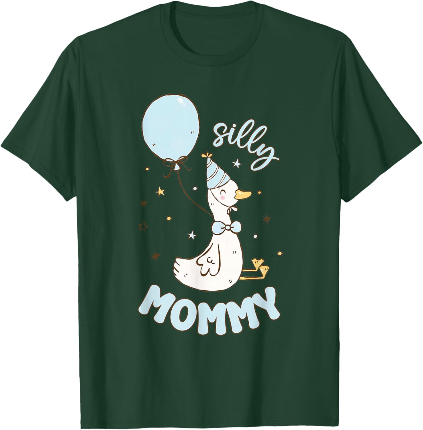 Silly Mommy Silly Goose 1st Birthday Boy Family Matching T-Shirt - T-Shirt | Forest