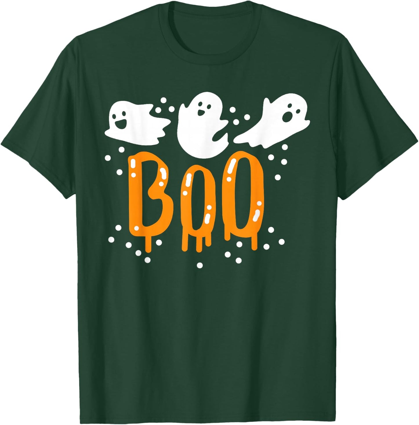 Halloween Ghost Boo Cute T-Shirt - T-Shirt | Forest
