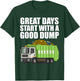 Garbage Truck Art For Toddler Boys Garbage Man Garbage Truck T-Shirt - T-Shirt | Forest