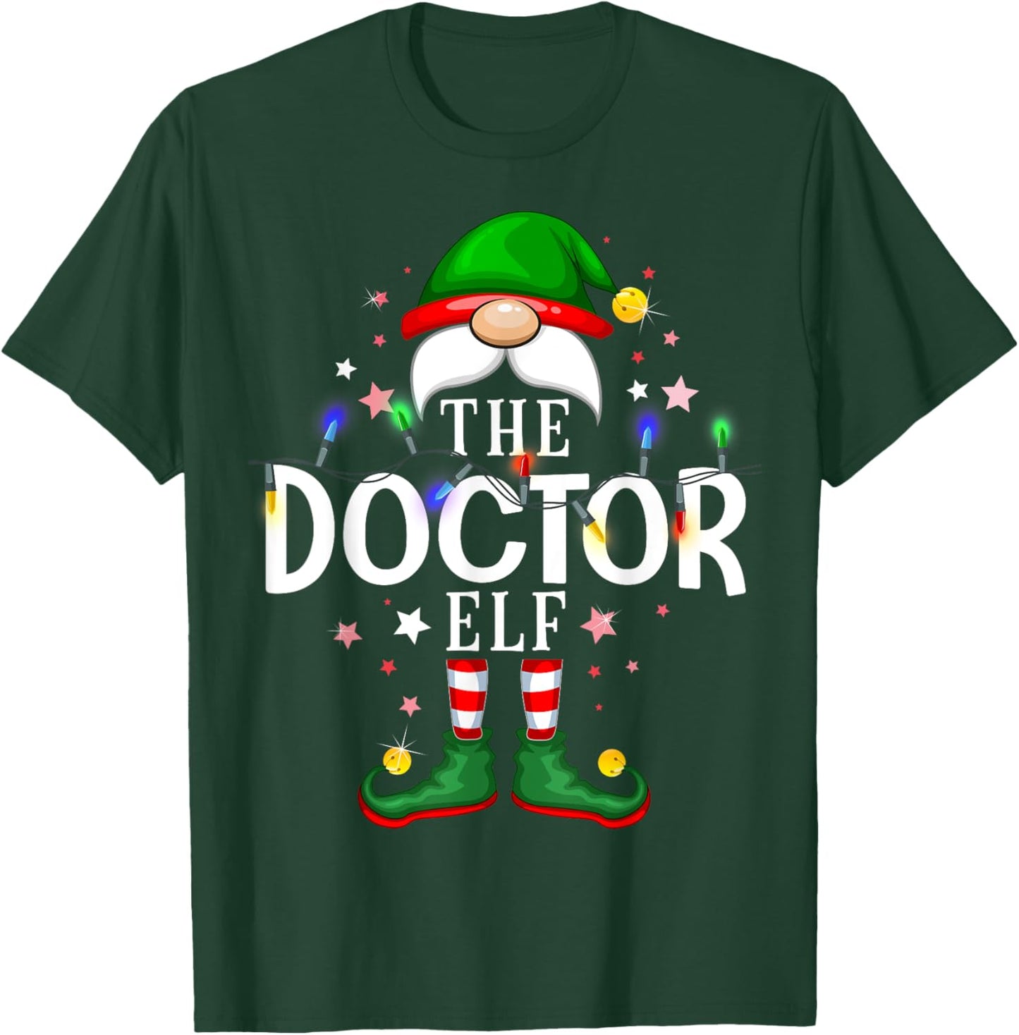 The Doctor Elf Christmas Family Pajama Party T-Shirt - T-Shirt | Forest