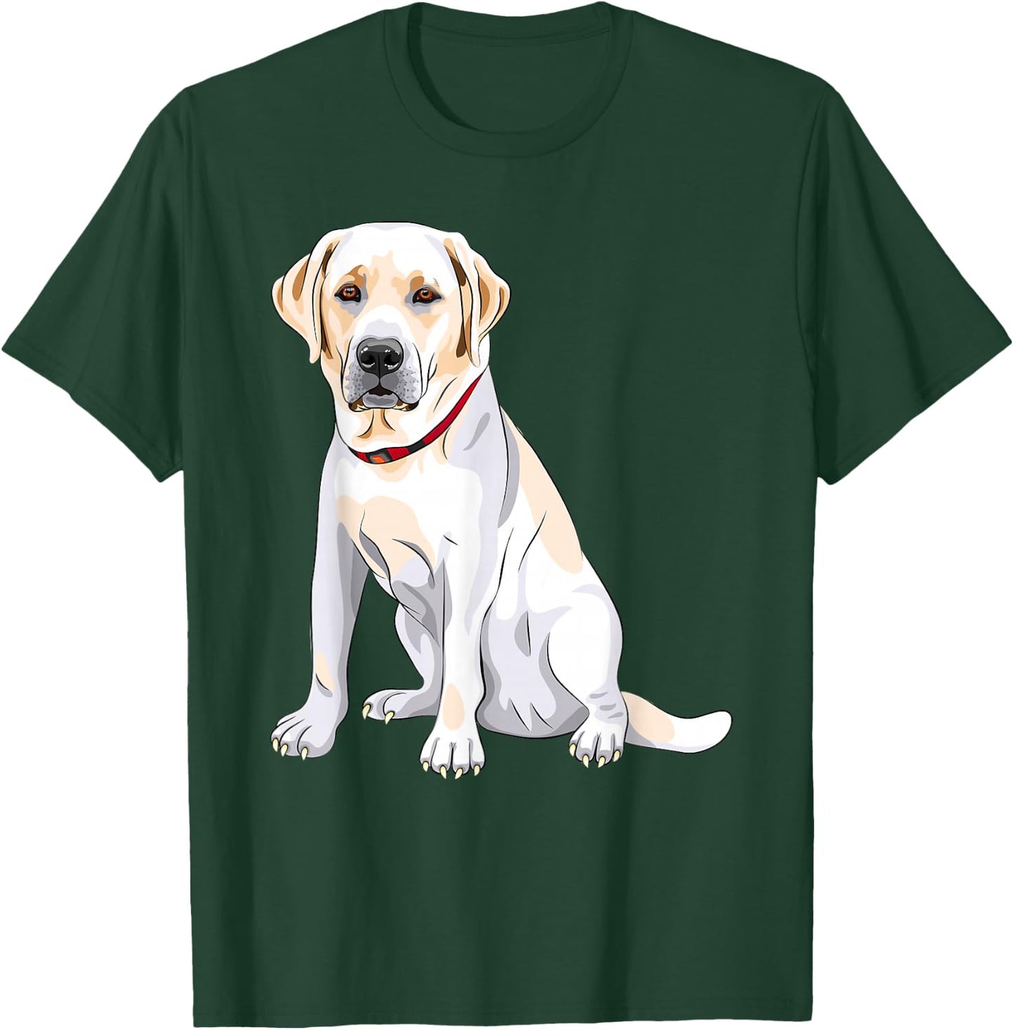 Cute Labrador Retriever Yellow Lab Lover Dog Owner T-Shirt - T-Shirt | Forest