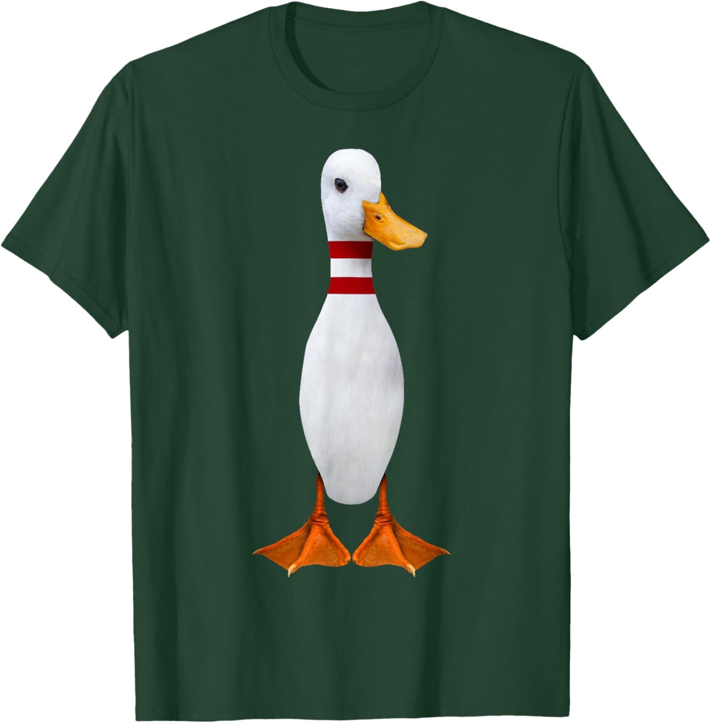 Funny Bowling Farmer Bowler Duck Ten Pin Spare Me Bowling T-Shirt - T-Shirt | Forest