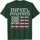 Diesel Powered US Flag Auto Mechanic Patriot Men Women Kids T-Shirt - T-Shirt | Forest