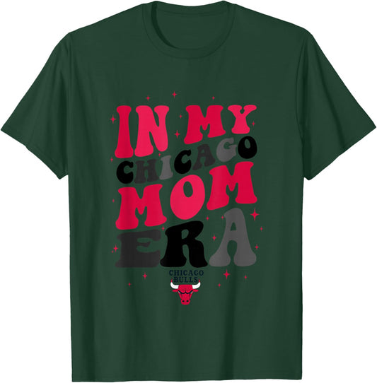 NBA Chicago Bulls In My Chicago Mom Era Logo T-Shirt - T-Shirt | Forest