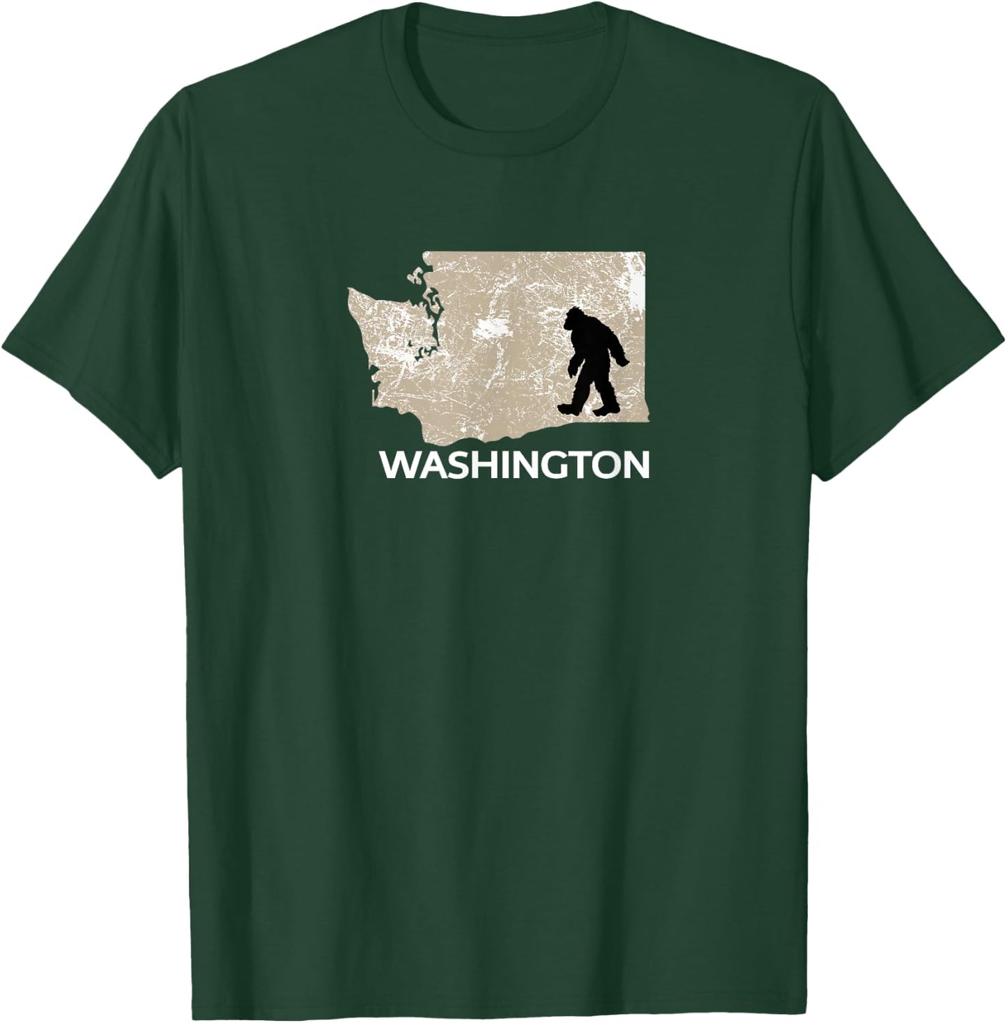 Funny Bigfoot I Believe Loves Washington WA Sasquatch T-Shirt - T-Shirt | Forest
