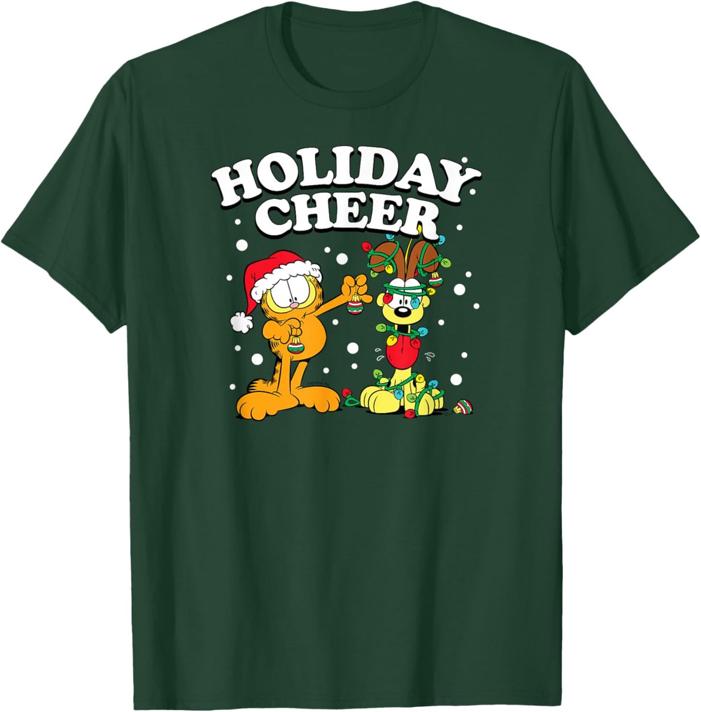 Garfield - Holiday Cheer Odie T-Shirt - T-Shirt | Forest