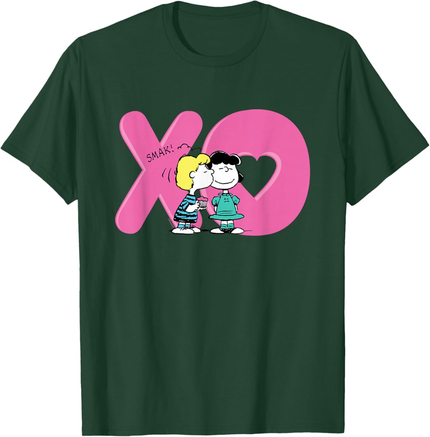 Peanuts - XO Schroeder and Lucy T-Shirt - T-Shirt | Forest
