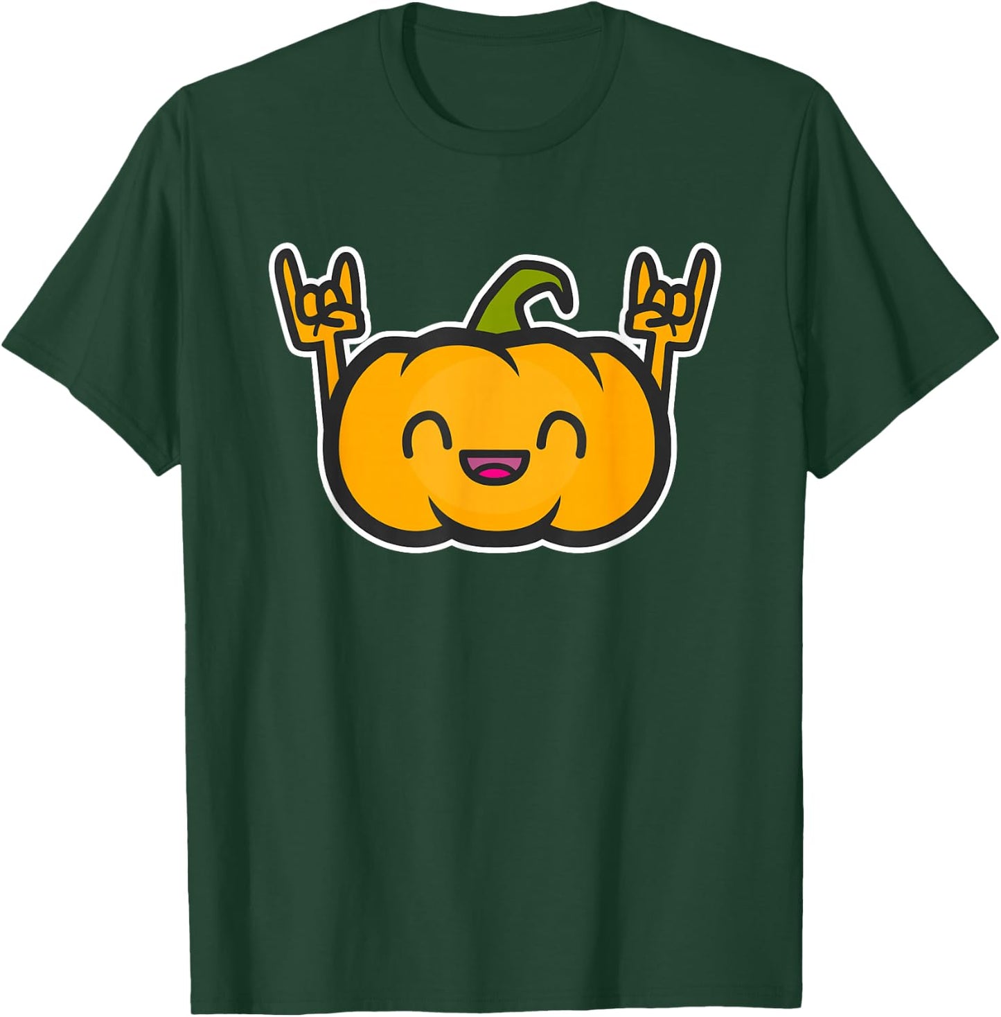 The Original Rock 'n' Roll Pumpkin Cool Pumpkin Bed T-Shirt - T-Shirt | Forest