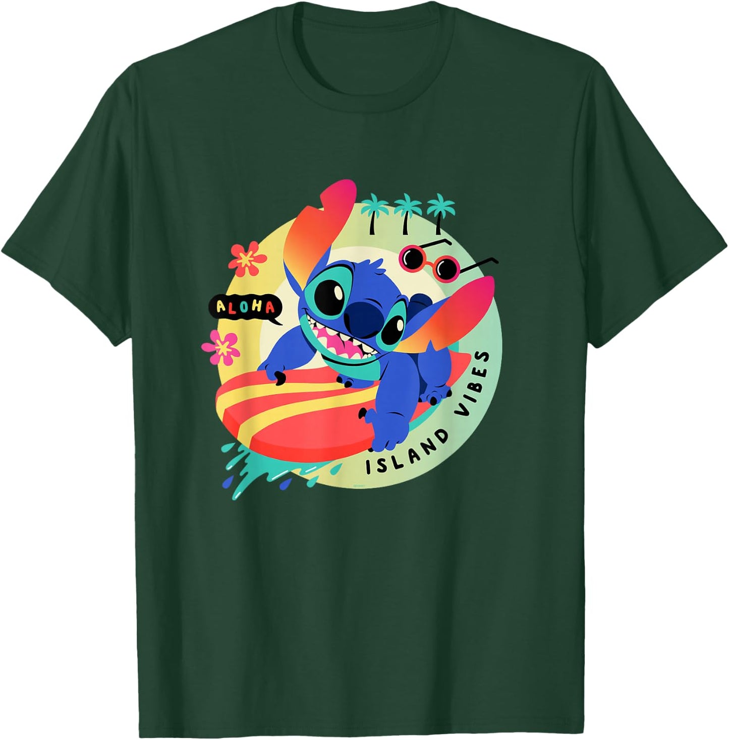 Disney Lilo & Stitch Aloha Island Vibes T-Shirt - T-Shirt | Forest