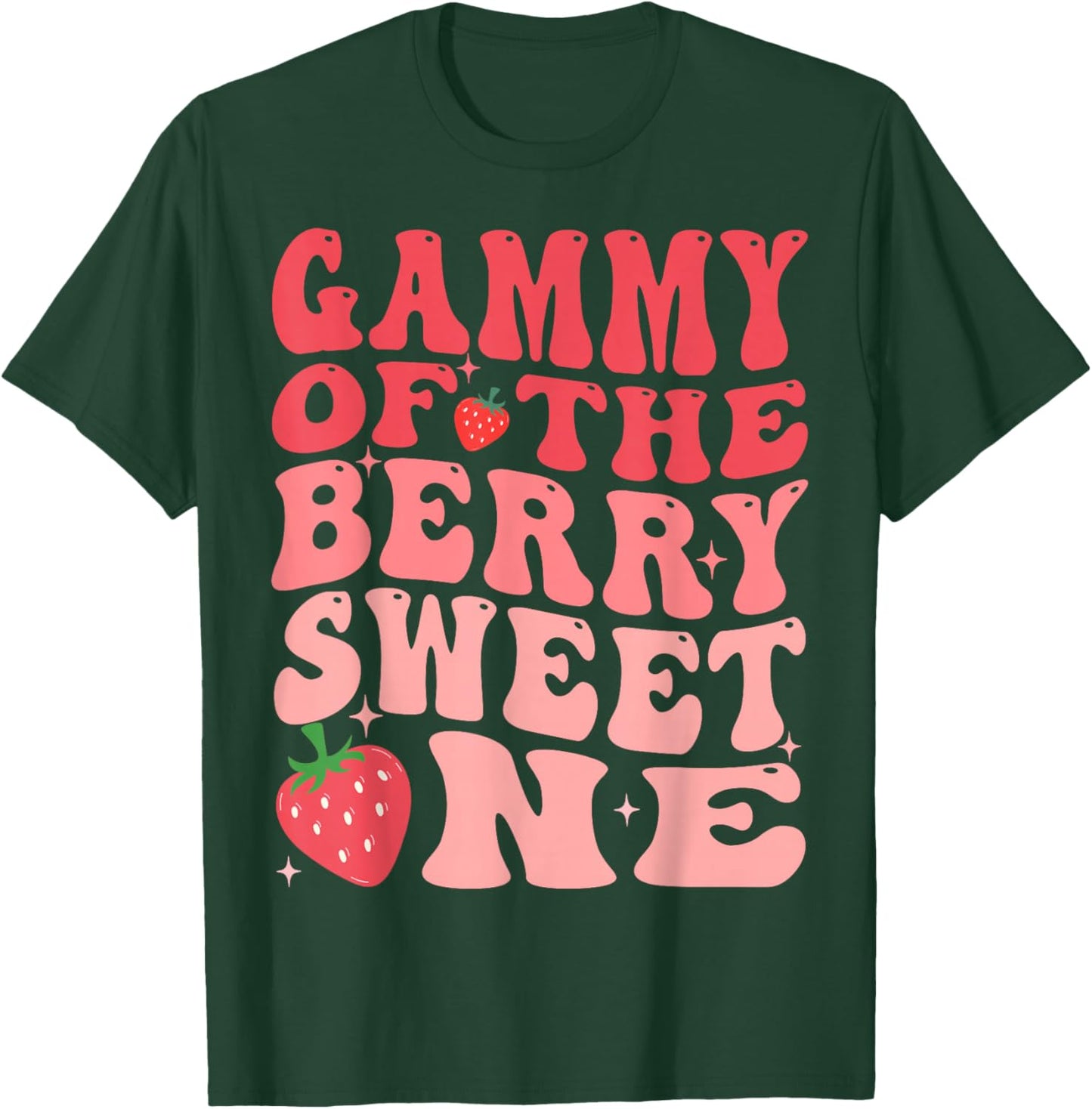 Gammy Of The Berry Sweet One 1st Birthday Strawberry T-Shirt - T-Shirt | Forest