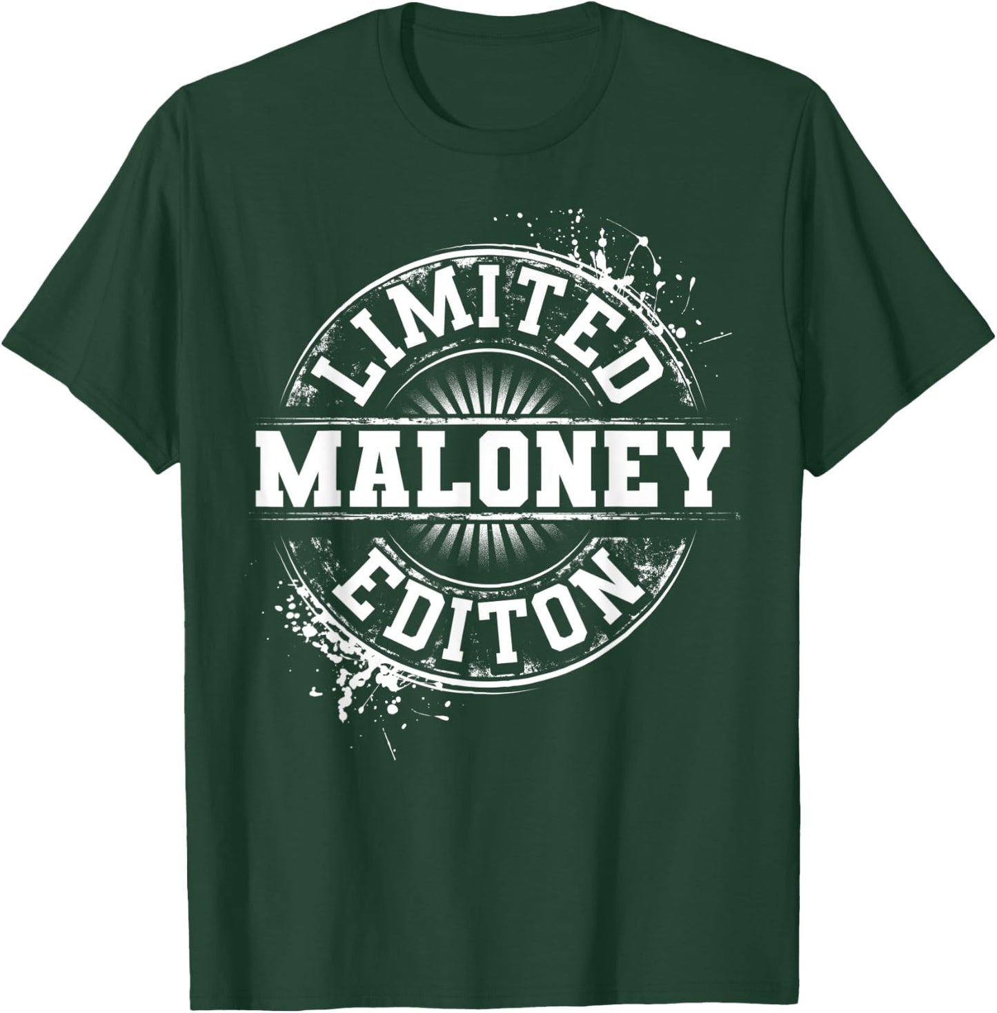 MALONEY Funny Surname Family Tree Birthday Reunion Gift T-Shirt - T-Shirt | Forest