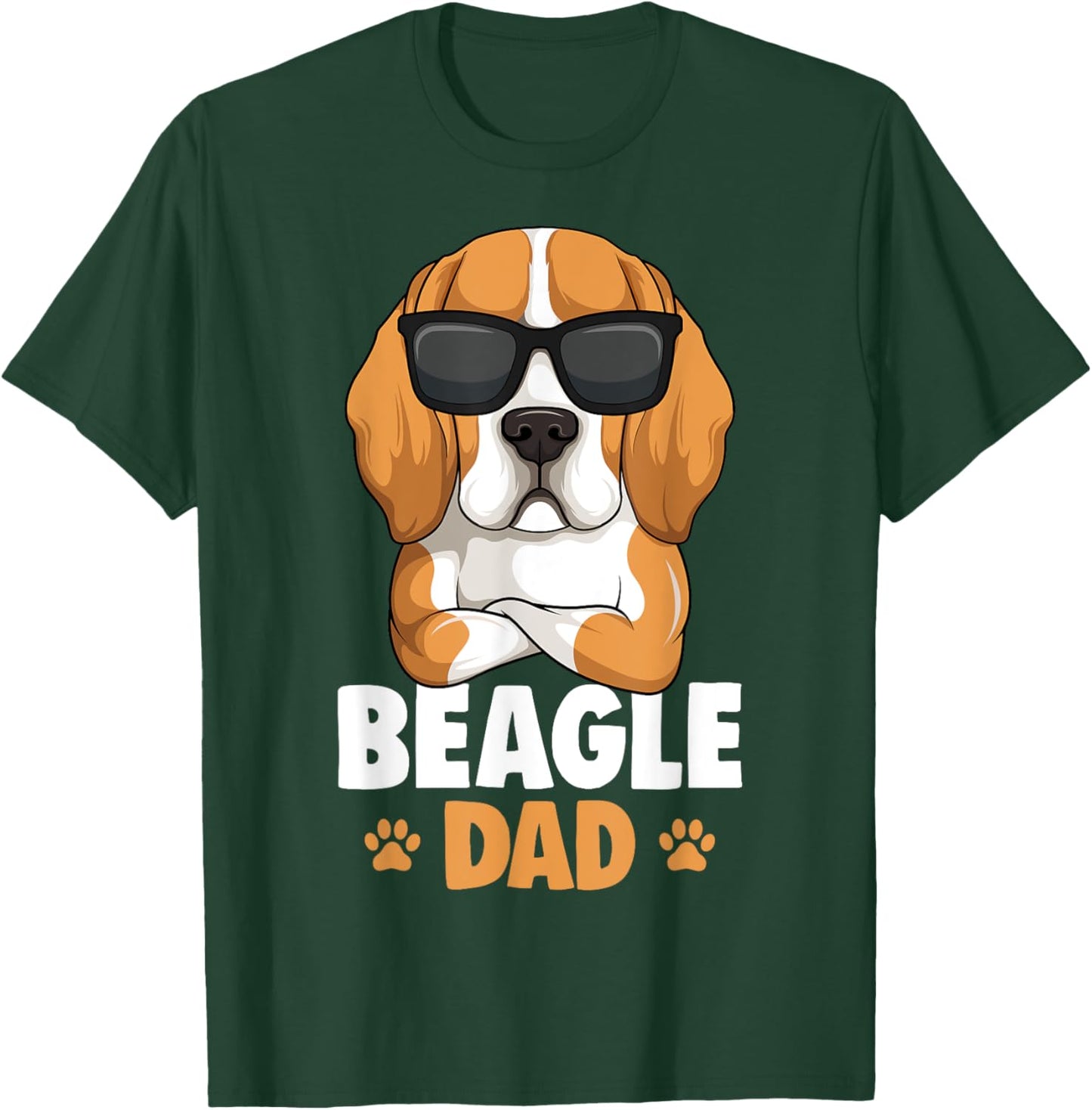 Beagle Dad Dog Father Men T-Shirt - T-Shirt | Forest