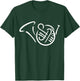 Bugle french horn T-Shirt - T-Shirt | Forest