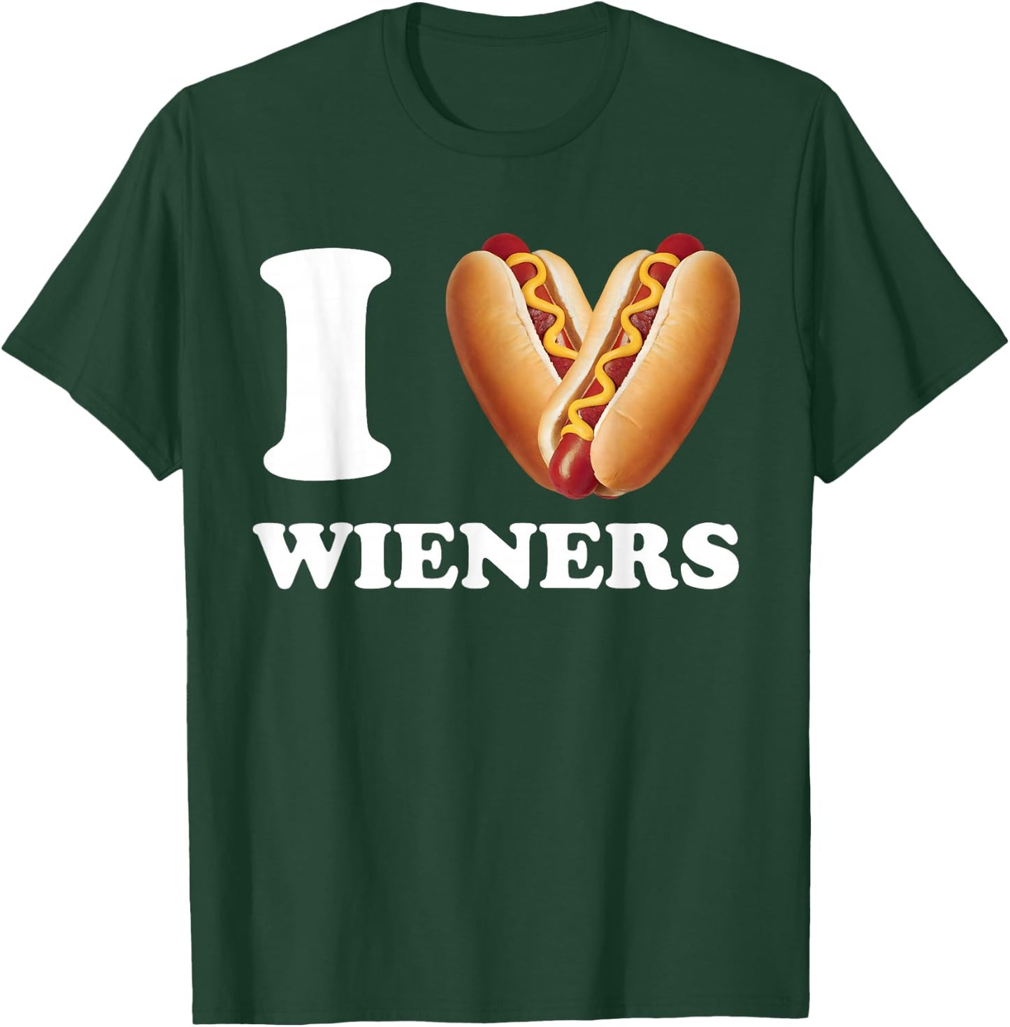 I Love Wieners Funny Hot Dog Meme Glizzy Gobbler T-Shirt - T-Shirt | Forest