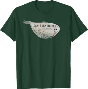 Sea Lions in San Francisco California T-Shirt - T-Shirt | Forest