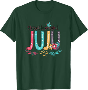Blessed to be called Juju Colorful gifts-Grandma T-Shirt - T-Shirt | Forest