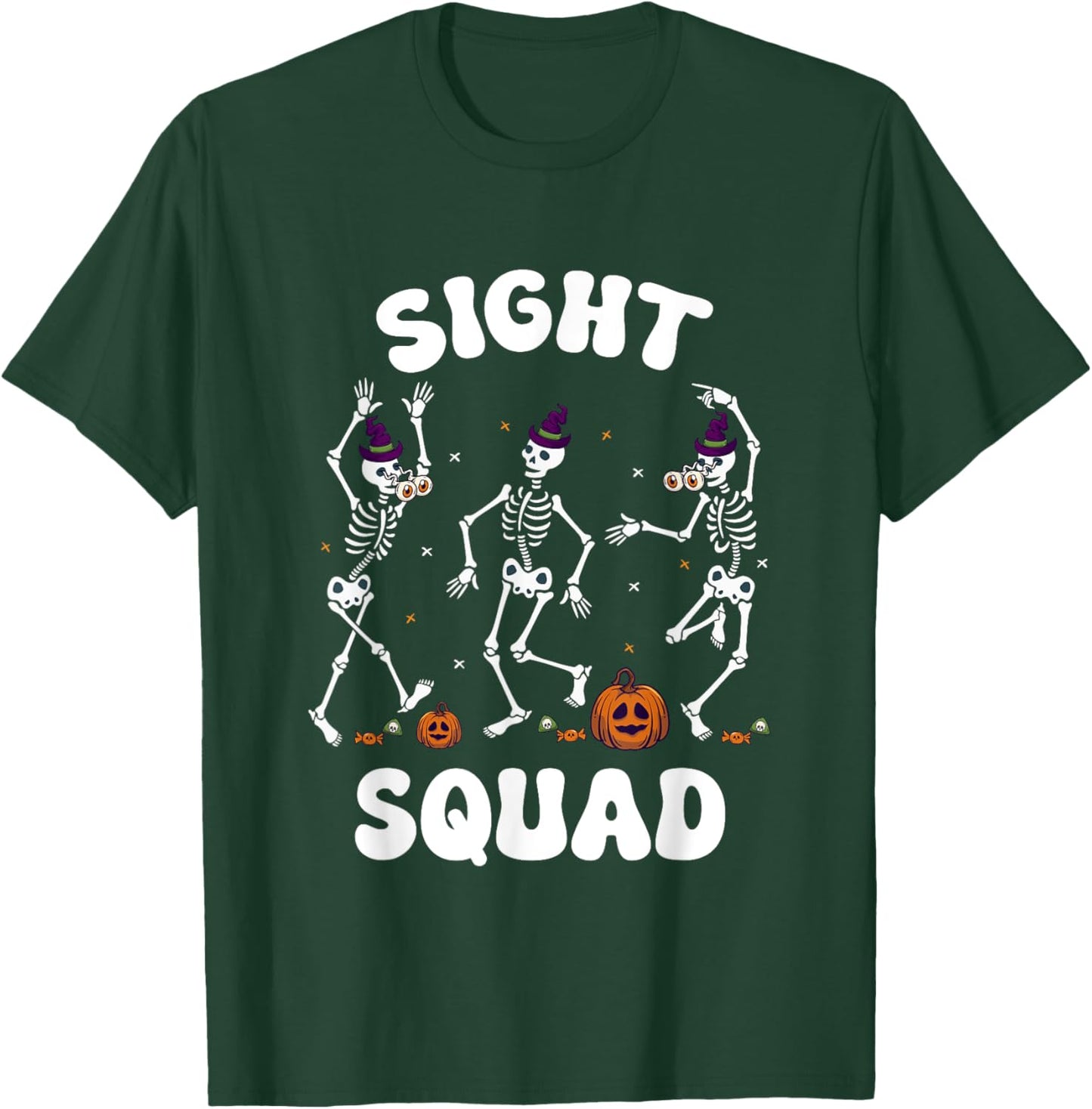 Sight Squad Halloween Eye Doctor Optometry Optician T-Shirt - T-Shirt | Forest