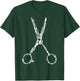 Scissors Silhouette T-Shirt - T-Shirt | Forest