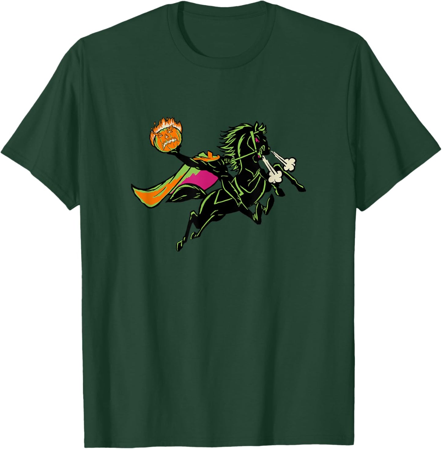 Disney The Legend Of Sleepy Hollow Halloween Horseman T-Shirt - T-Shirt | Forest